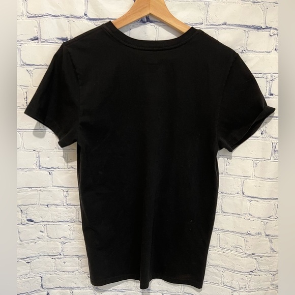 Small Disney PIXAR Black TOY Story Pizza Planet Aliens Pocket Graphic Tee Shirt - Picture 3 of 4